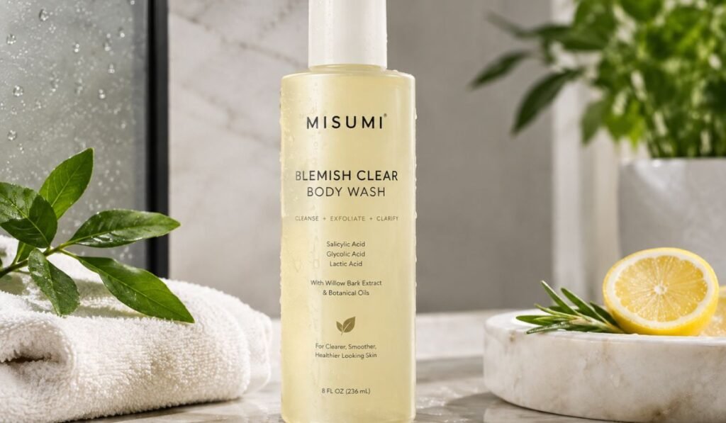 misumi blemish clear body wash